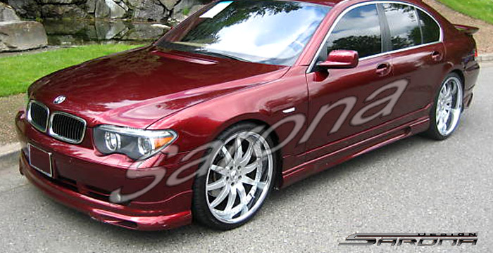 Custom BMW 7 Series  Sedan Side Skirts (2002 - 2008) - $750.00 (Part #BM-017-SS)